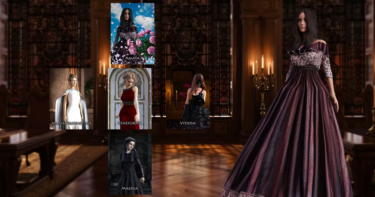 Eine Kartenlegerin in einem historischen Raum mit Hexenkarten, die Wege in die Zukunft aufzeigen.